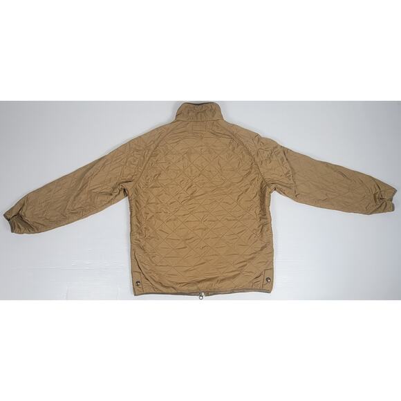 Vintage Polo Ralph Lauren Mens Large Brown Quilt Fleece‎ Lined Riding Jacket - Picture 8 of 15